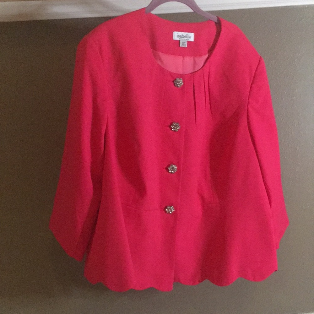 Beautiful Pink Isabella jacket & Black Pants